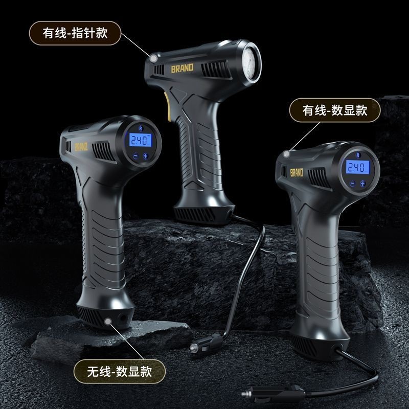 迷你自行车电动轮胎打气筒气泵手持车载充电车载充气图4