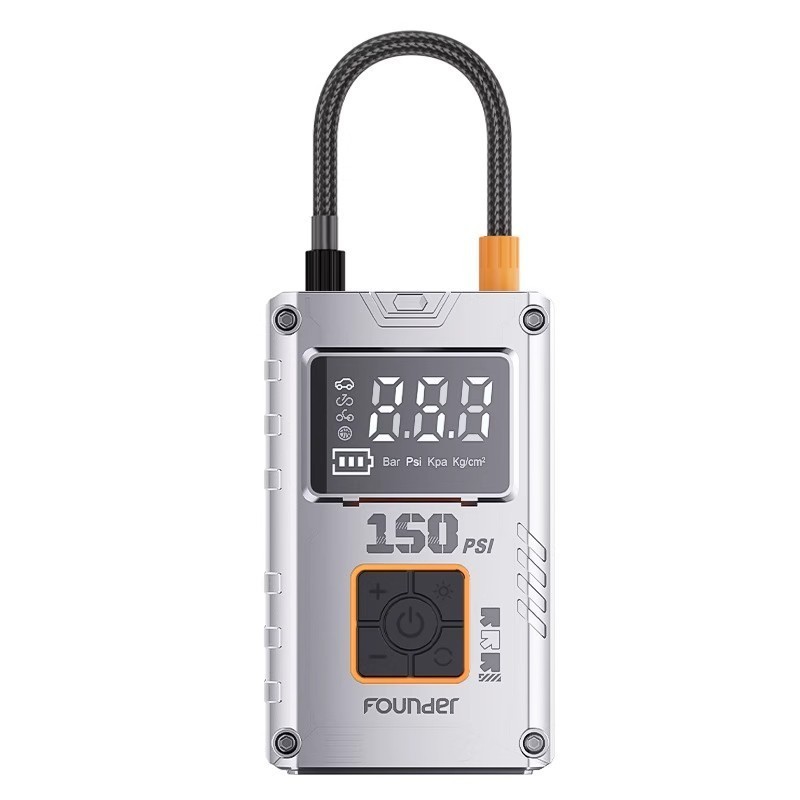 车载充气泵车用摩托车自行车无线打气泵汽车轮胎电动车充电宝图4