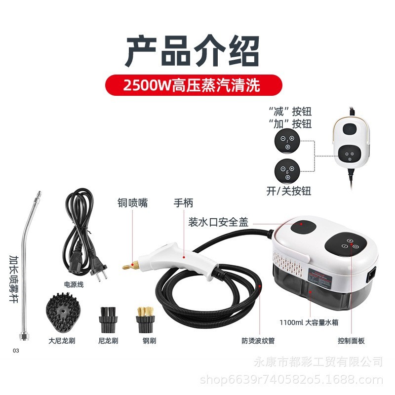 定制高温蒸汽清洁机家用多功能去油污高压消毒厨房空调清洗机厂家图4