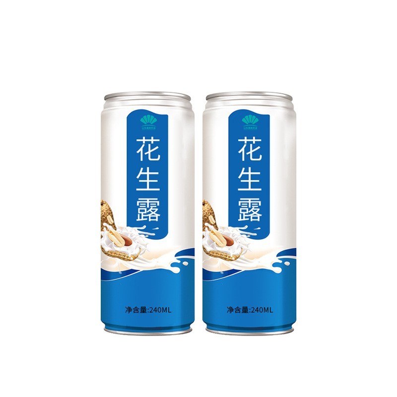定制罐装植物蛋白花生露液体饮料 功能性饮品OEM贴牌代加工厂家图2