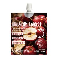 定制鸡内金山楂汁150ml吸嘴袋 苹果山楂汁复合果蔬汁饮料oem定制