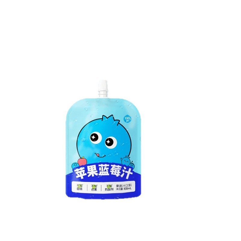 苹果蓝莓汁100%果汁夏日饮品解馋零食酸甜好喝图3