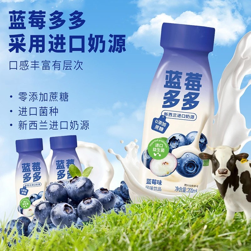 蓝莓多多200ml蓝莓护眼动力新西兰进口奶源风味饮品图3