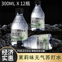 茉莉味苏打水x12瓶户外便携轻柔水质解渴解腻