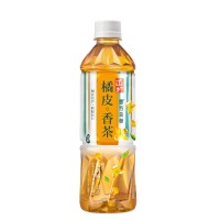 橘皮香茶植物饮料贴牌 瓶装陈皮香茶风味茶饮料OEM贴牌代加工