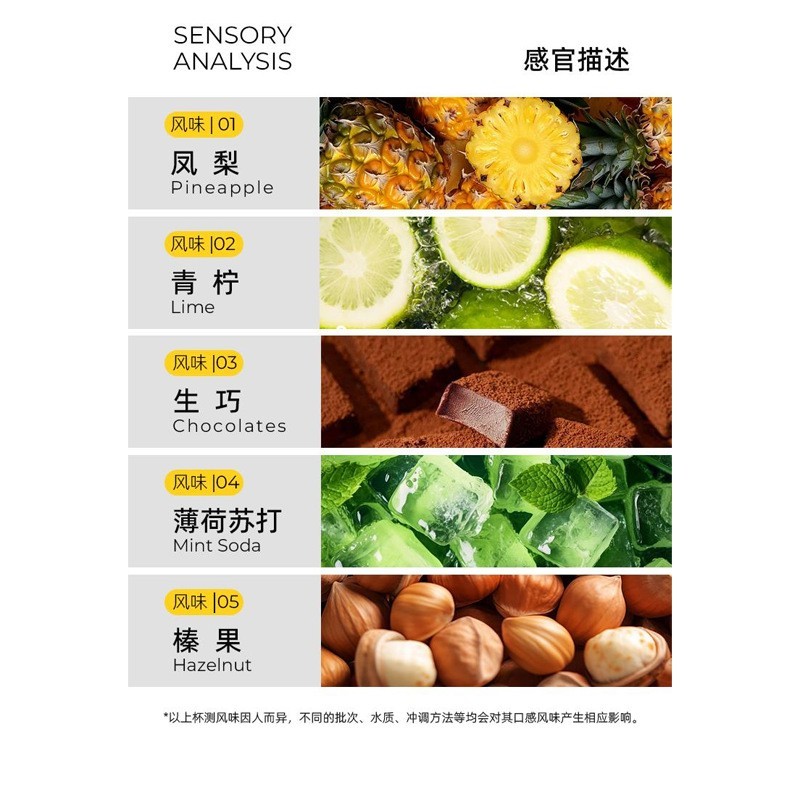 绿咖啡豆冻干凤梨气泡SOE生椰澳白美腾果油耶巴马黛茶稳食欲图4