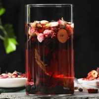 玫瑰桑葚洛神茶 玫瑰茄早C晚A女生养生组合花草茶OEM定制