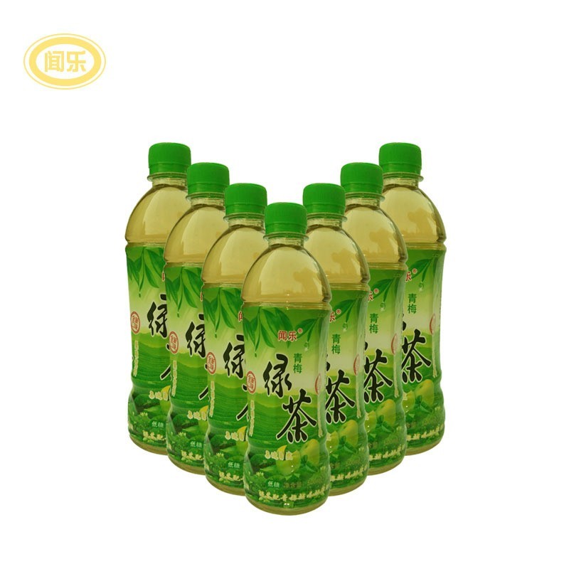 绿茶500ml*15瓶整箱青梅口味休闲茶饮料图2