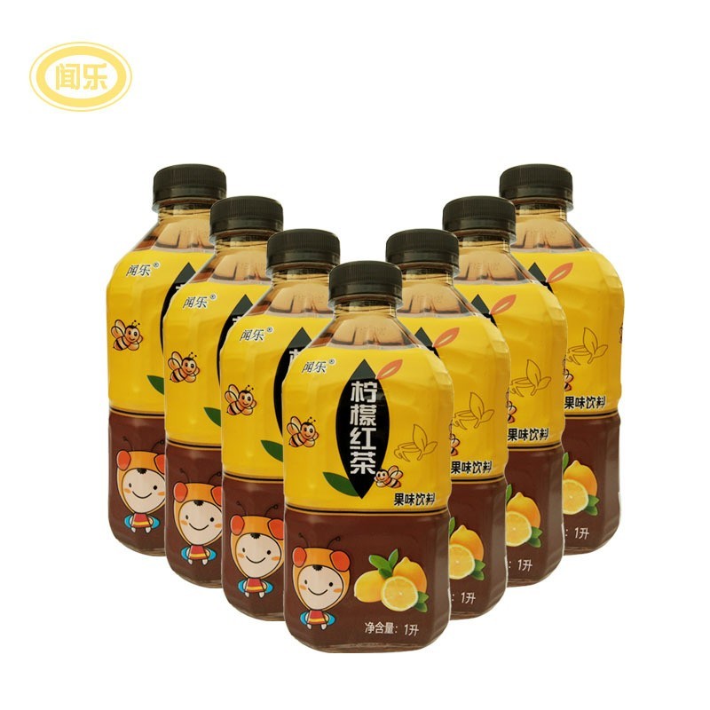 柠檬红茶果味饮料1L*10瓶柠檬口味休闲茶饮料图4