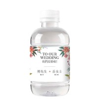 小瓶水矿泉水定制贴牌logo汽车门店会所水便携小瓶装纯净水