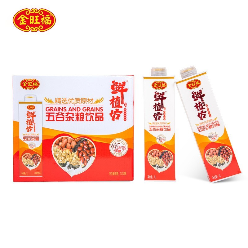 五谷杂粮大瓶酒席五谷饮品现磨谷物饮料1L早餐饮料批发定制图2