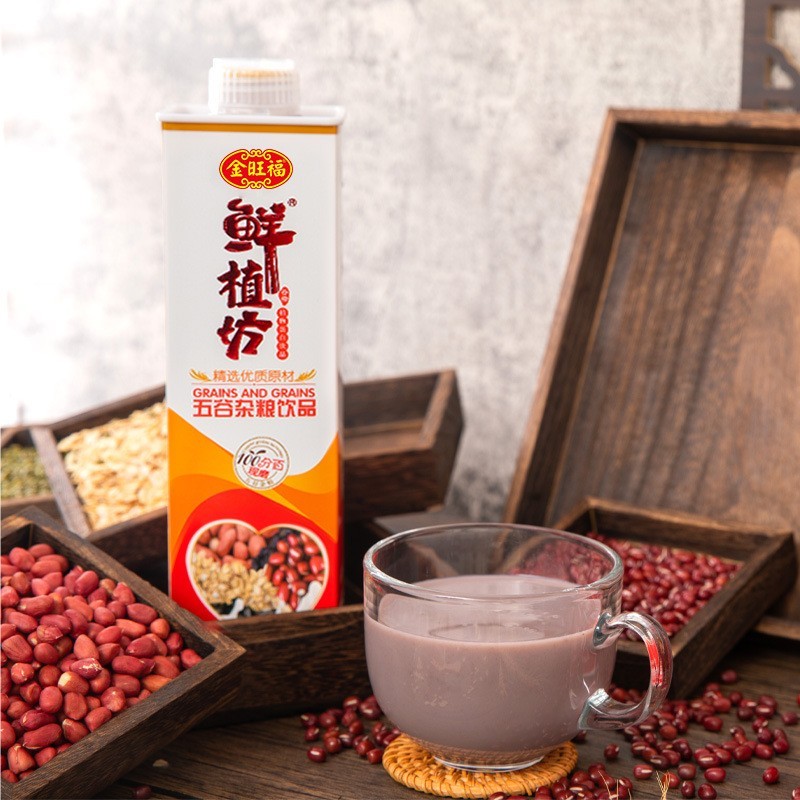 五谷杂粮大瓶酒席五谷饮品现磨谷物饮料1L早餐饮料批发定制图4