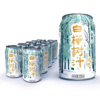 OEM源头代工厂贴牌定制代工易拉罐白桦树汁碳酸饮料ODM定制代加工