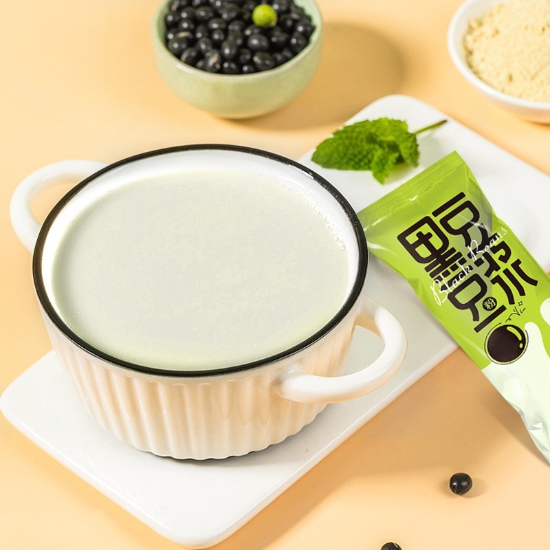黑豆豆浆粉自律打卡原味黄豆早餐代餐冲饮即饮品粉oem贴牌豆奶图2