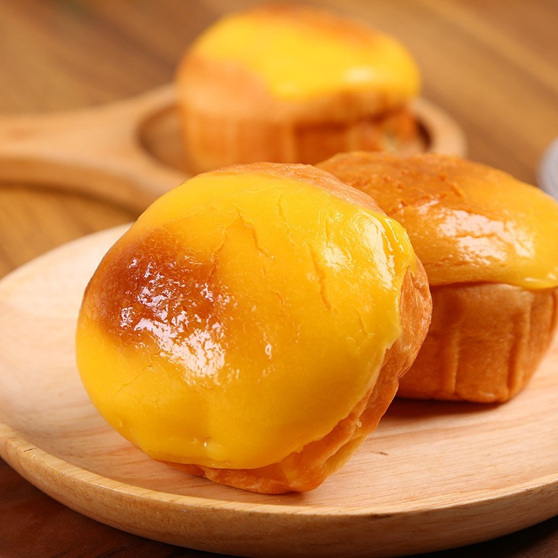 定制OEM嘟嘟麻薯面包早餐咸蛋黄四层珍味蛋糕整箱休闲零食品图4