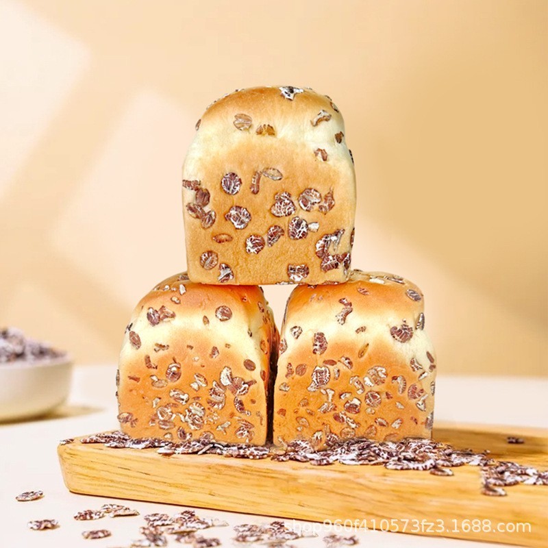 定制吐司小山黑麦味厚切手撕面包学生糕点早餐下午茶零食网红食品图2