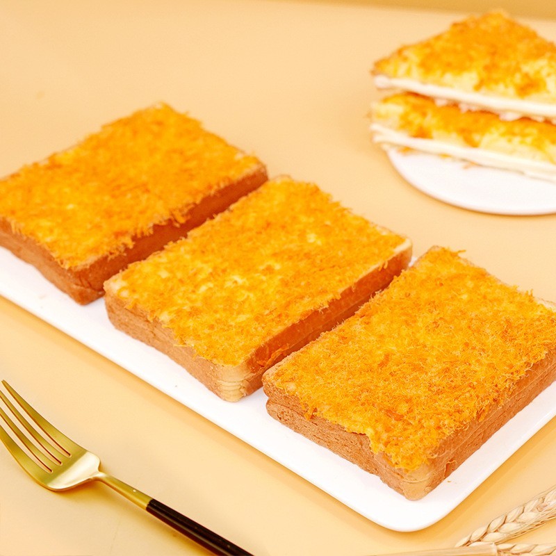 定制肉松乳酪夹心吐司厚切面包早餐散装整箱食品零食糕点工厂