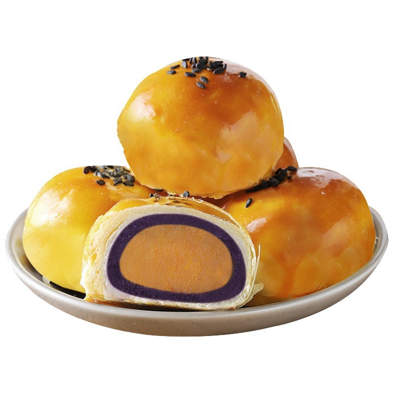 雪媚娘蛋黄酥网红爆浆流心海鸭蛋黄早餐下午茶点心OEM代工图2