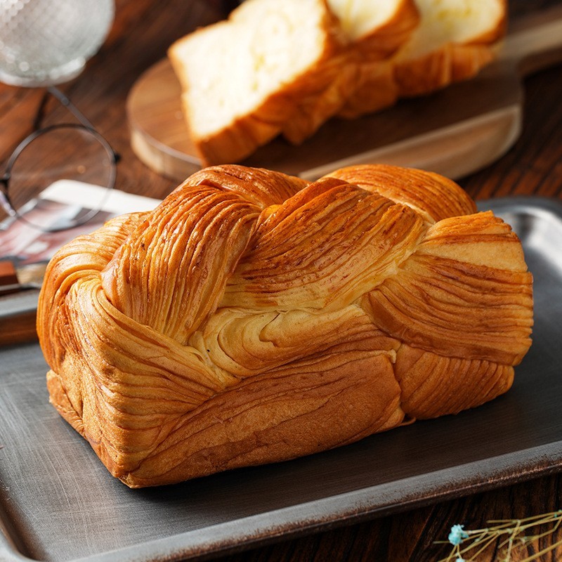 定制炼乳千层吐司330克不切片可面包代加工0em苏州鲜奶代餐优选图4
