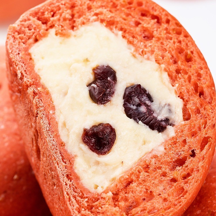 卡思达全麦不放蔗糖乳酪欧包小餐包100g*4面包早餐代餐高纤糕点图3