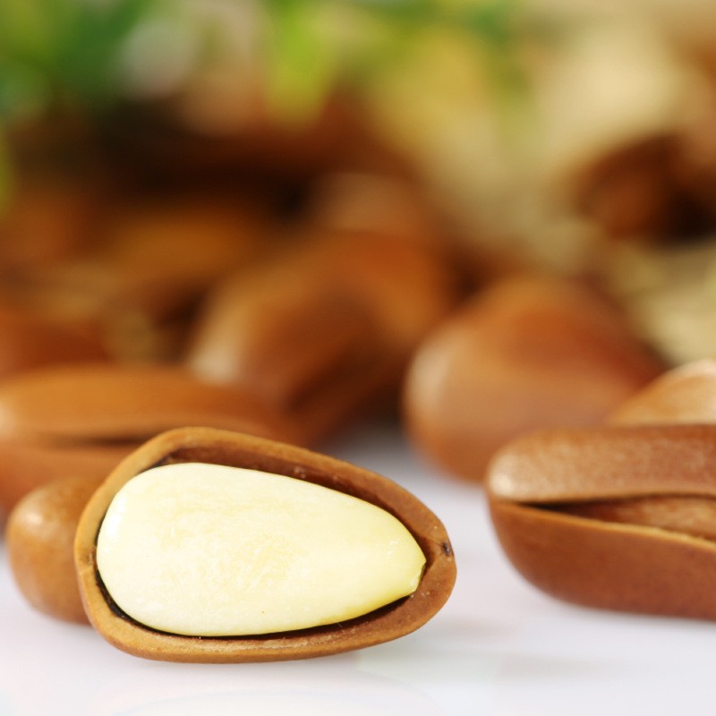 大颗粒东北开口松子原味手剥红松子零食定制图4