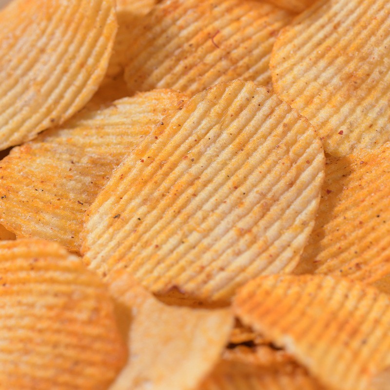 罐装薯片香辣味源头生产厂家客加工定制原切土豆片图5