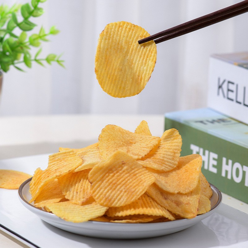 【定制】云南源头工厂薯小忙薯片罐装组合混合多口味装土豆片加工图4