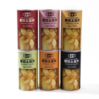【定制】云南源头工厂薯小忙薯片罐装组合混合多口味装土豆片加工