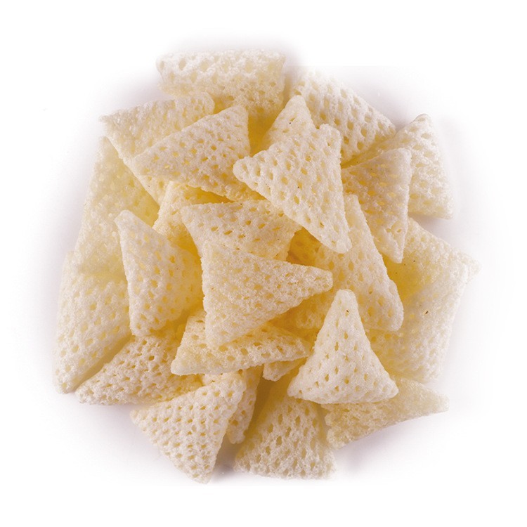 玉米脆玉米酥 三角网状3D立体 膨化休闲馋嘴零食胚料半成品可定制图3