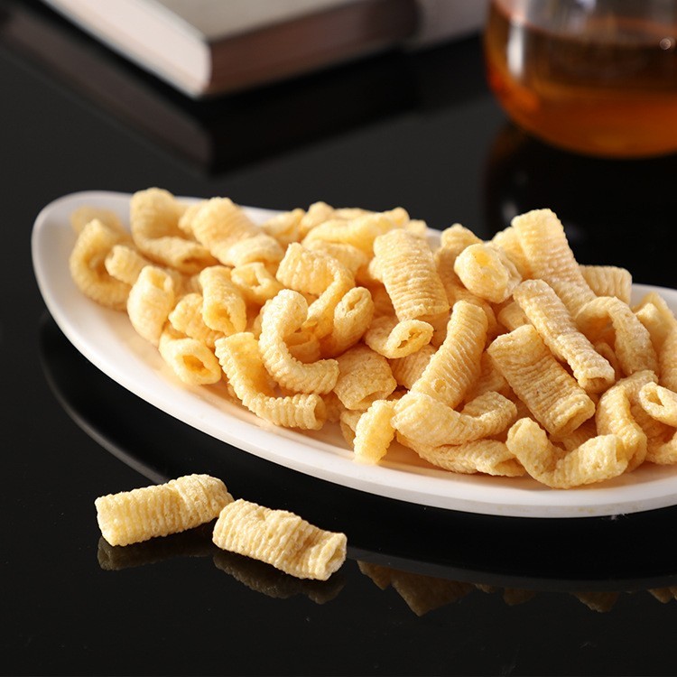 mini corn迷你玉米脆3D立体 膨化休闲馋嘴零食胚料半成品图2