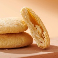 代工黄油奶酥太阳饼传统中式糕点奶香黄油酥饼下午茶点心厂家定制