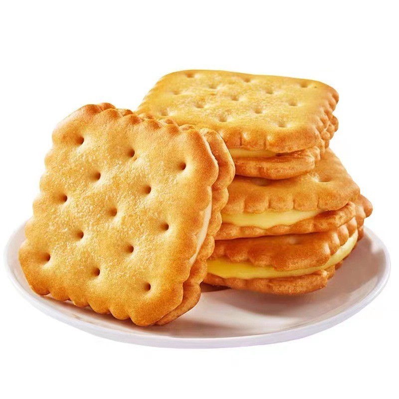 柠檬味夹心饼干芝士味混合酥脆饼干独立包装网红休闲食品图2