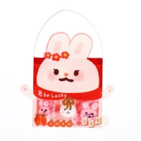 兔年高颜值生肖软糖棉花糖定制卡通动物造型新式软糖手工裱花