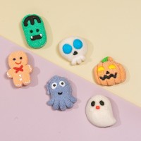万圣节高颜值卡通棉花糖定制骷髅头南瓜造型散称糖果可定制