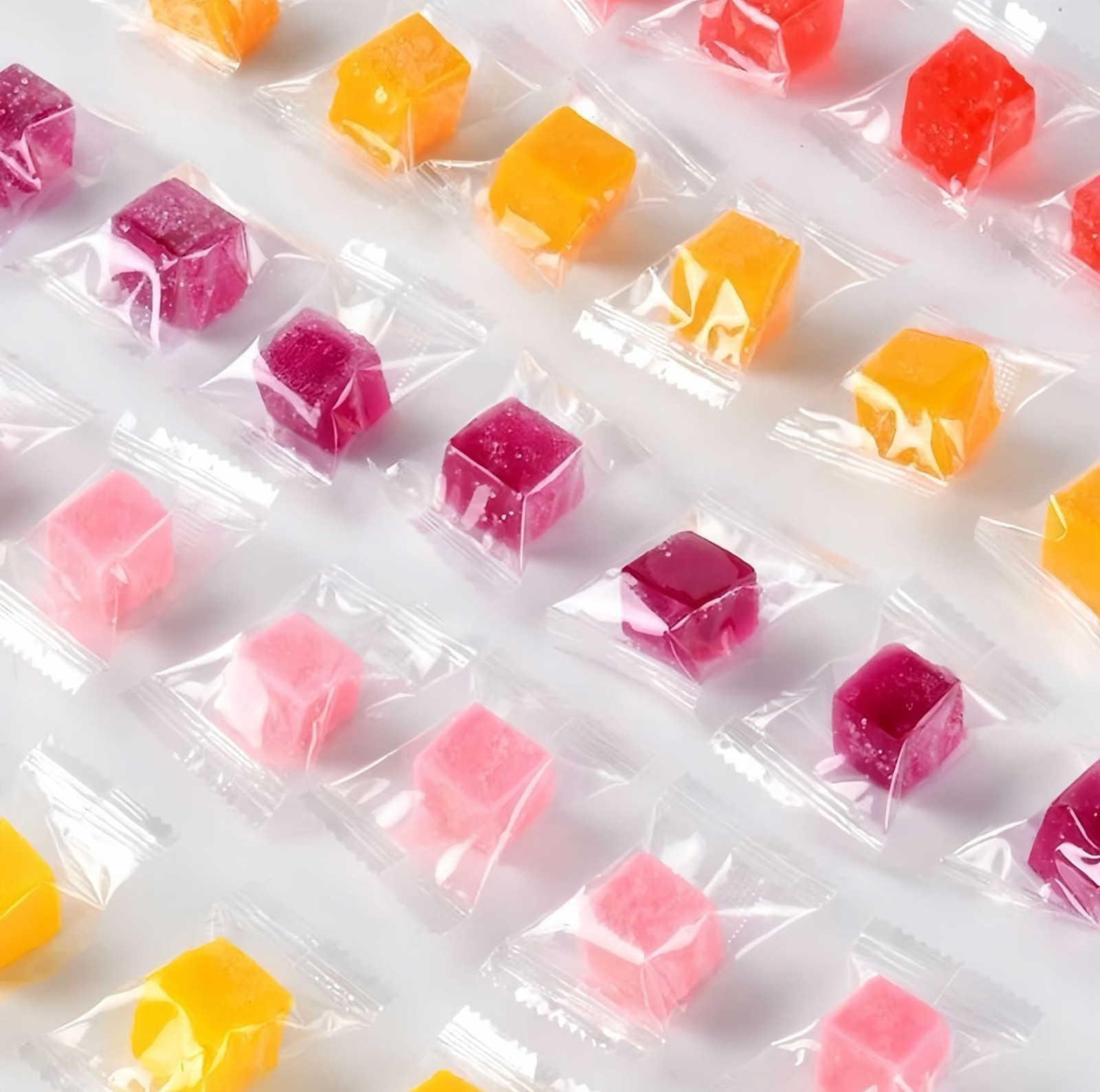 定制外贸出口水果方块软糖混合水果口味果汁软糖休闲厂家定制图3