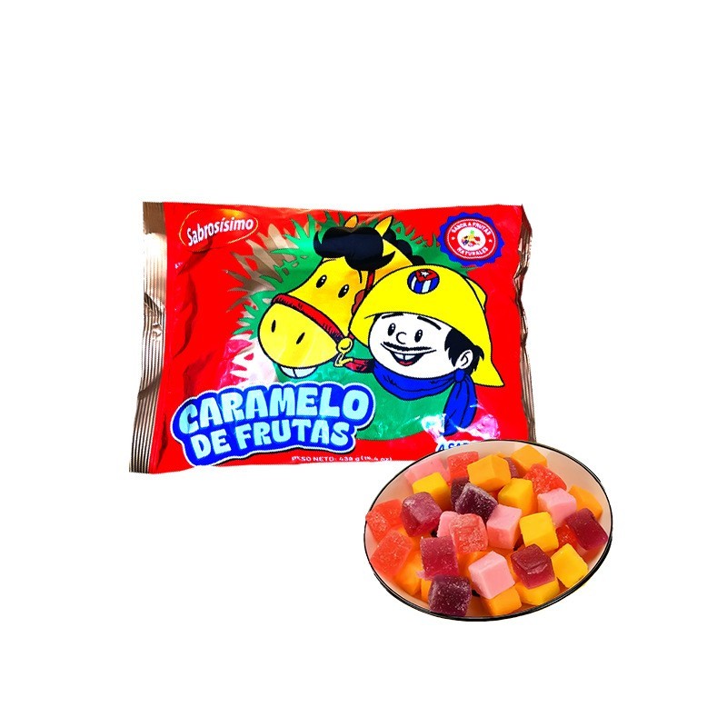 定制外贸出口水果方块软糖混合水果口味果汁软糖休闲厂家定制图4