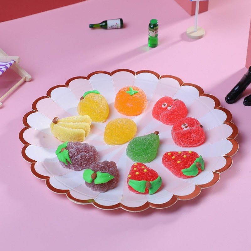 100g盒装筱田便当凝胶软糖综合水果汁味儿童零食果味爆浆图2