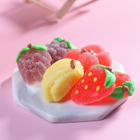 100g盒装筱田便当凝胶软糖综合水果汁味儿童零食果味爆浆