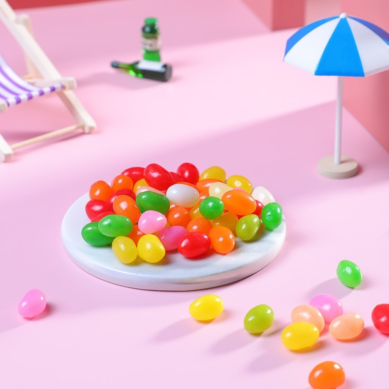 糖豆2.5KG混合水果味果汁软糖凝胶糖果儿童零食果味浓图3