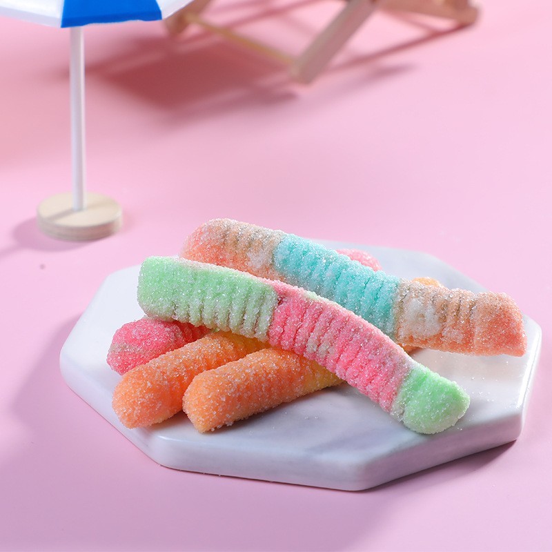 2.5KG混合口味卡通橡皮糖凝胶软糖果代加工袋散装儿童零食图3