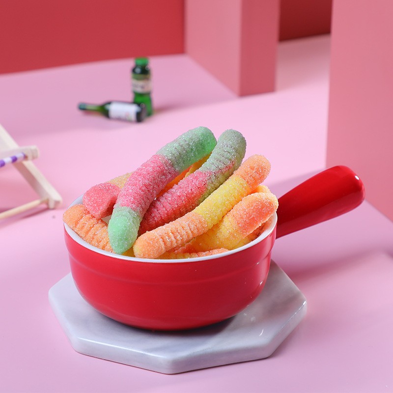 2.5KG混合口味卡通橡皮糖凝胶软糖果代加工袋散装儿童零食图4