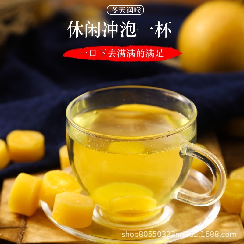 百草秋梨膏糖果定制正宗胖大海润喉糖清凉薄荷味砂板硬糖含片图2