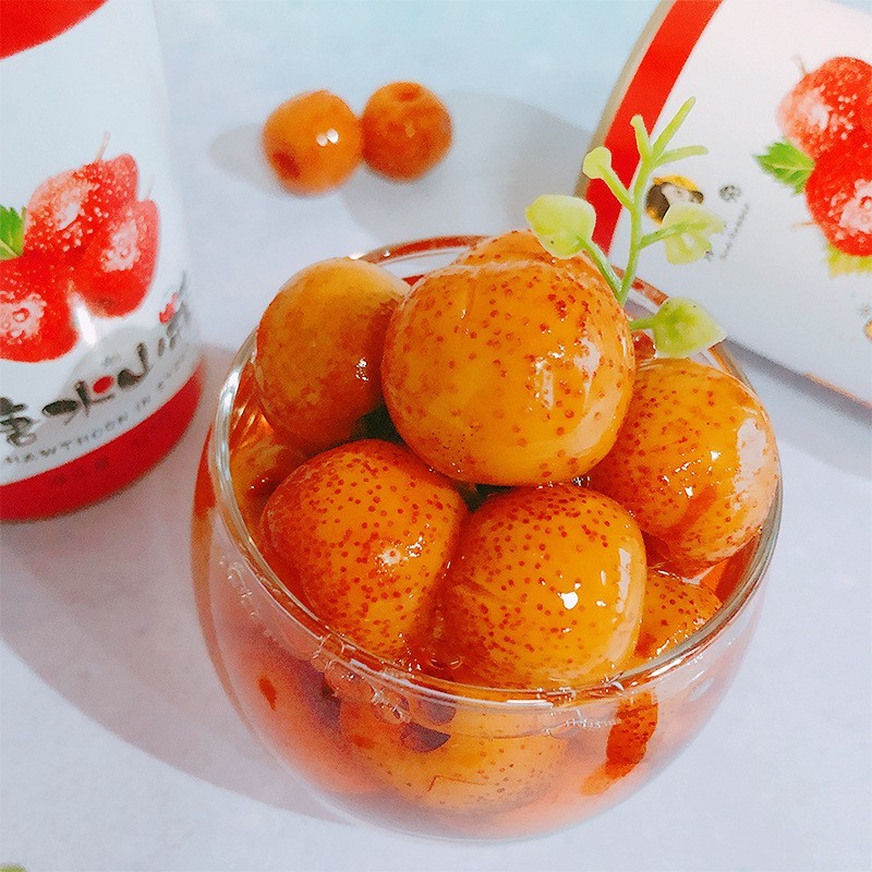 糖水山楂罐头6罐X425g整箱新鲜红果罐头水果捞餐饮水果午后零食图4