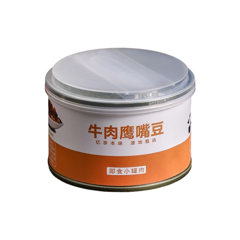 定制内蒙牛肉鹰嘴豆罐头开罐即食方便携带牛肉鹰嘴豆罐头图5