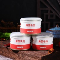 番茄牛肉罐头 鲜美番茄牛肉 开罐即食小罐头休闲罐头可加工定制
