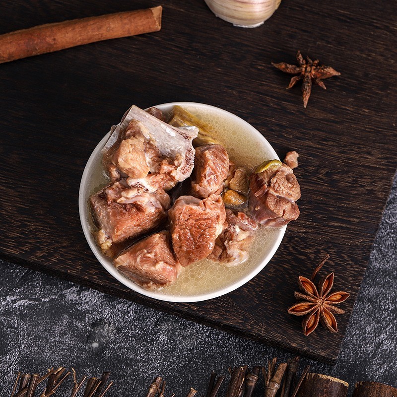 2025新款山羊肉罐头清炖山羊肉肉质鲜美随身携带开盖即食图2