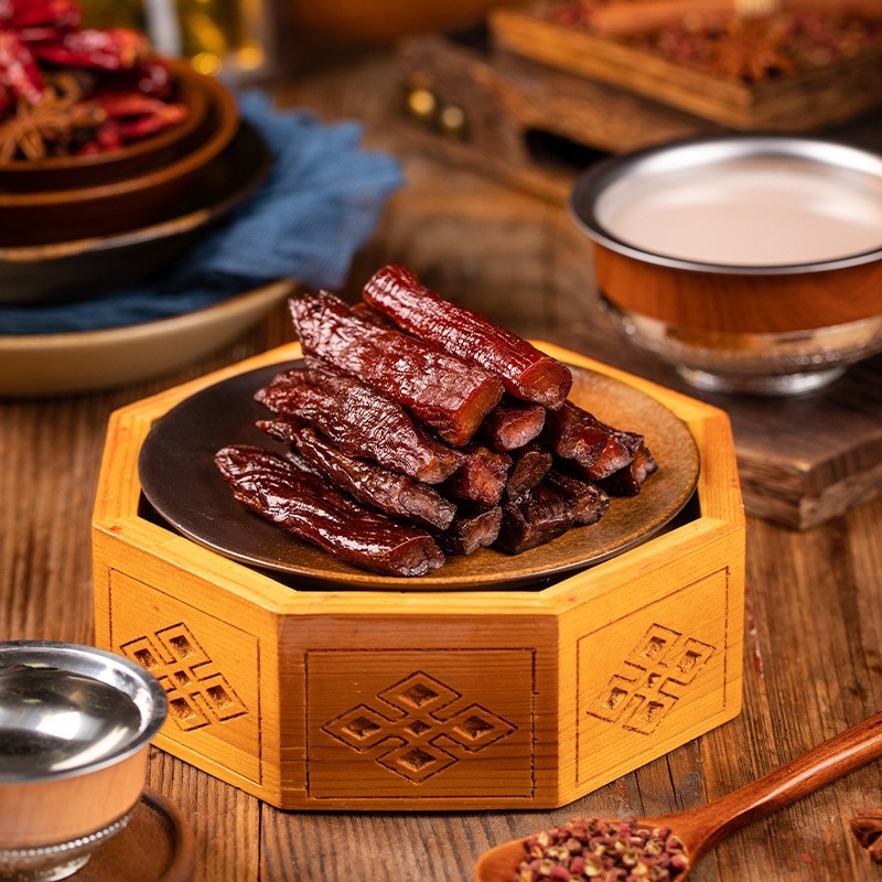 传统风味炭烤牛肉干风干牛肉条耐嚼解饿外出旅游携带方便炭烤风干图5