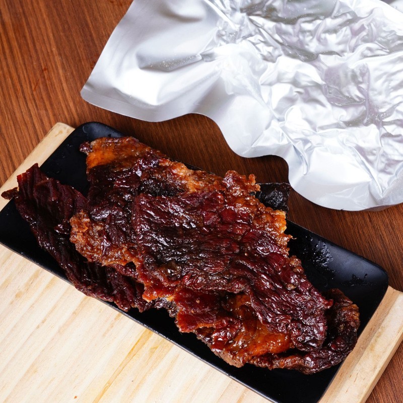 风干牛胸口非油炸传承制作风味牛胸肉焦香四溢解馋零食图5