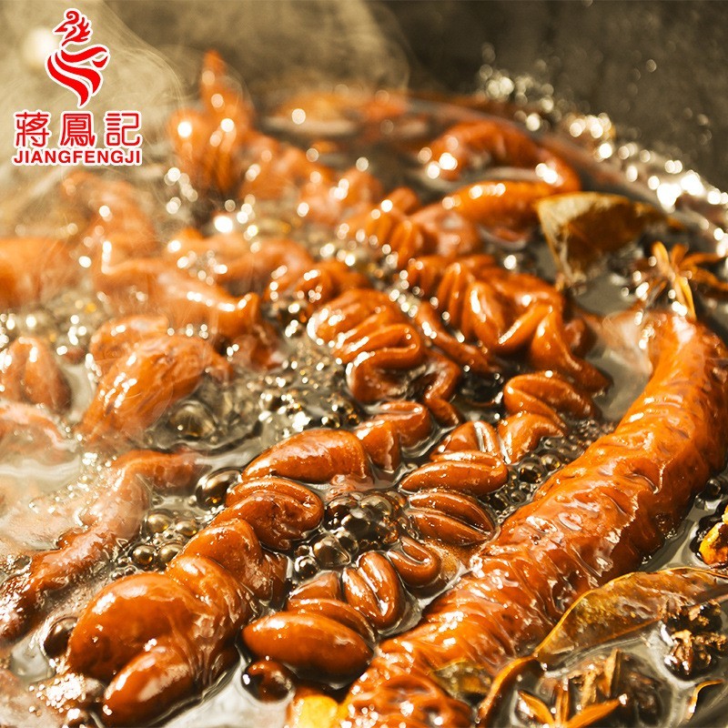 蒋凤记香卤肥肠猪大肠熟食食堂餐饮即食红烧卤大肠图5