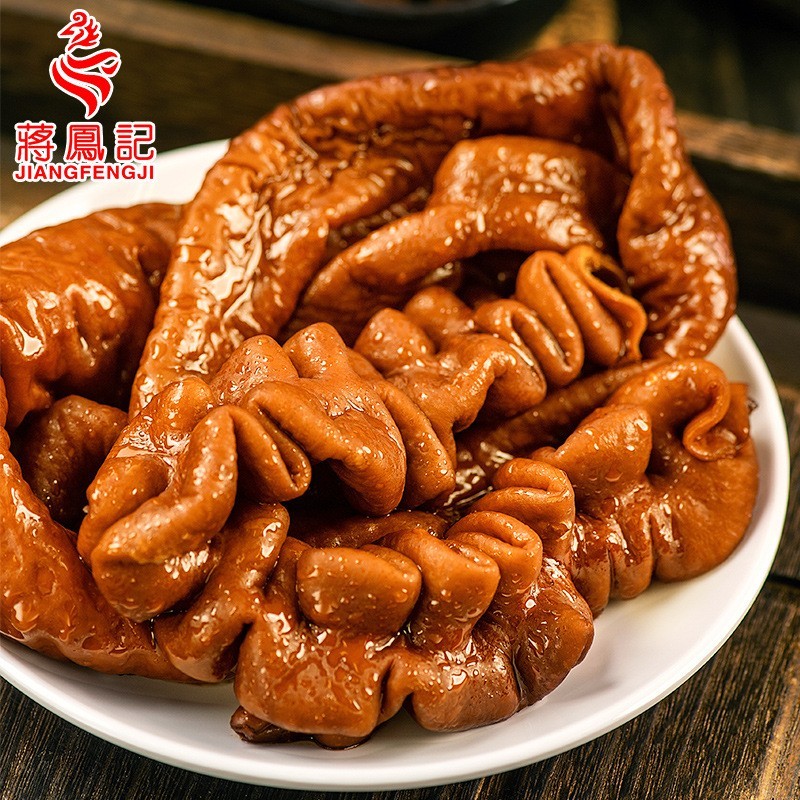 蒋凤记香卤肥肠猪大肠熟食食堂餐饮即食红烧卤大肠图4